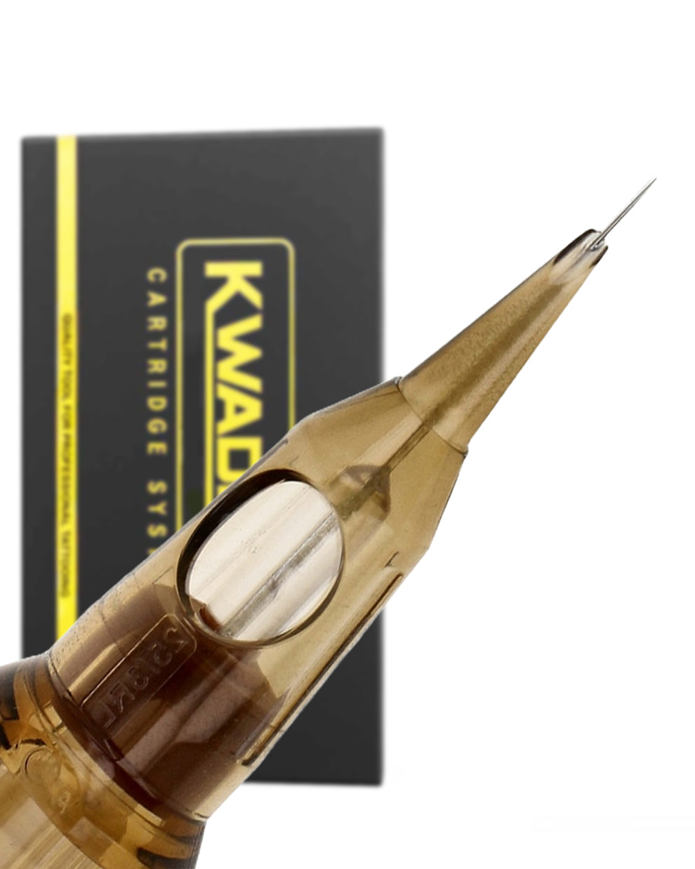 Kwadron 25/3RLLT #8 Round Liner L-Taper – professional tattoo cartridge for precise and clean lining, available at Tattoo Cartridges Canada.