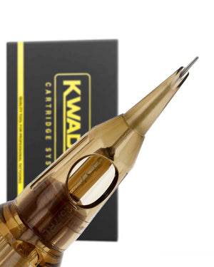 Kwadron 25/7RLLT #8 Round Liner L-Taper – premium tattoo cartridge for bold, clean lines and steady ink flow, available at Tattoo Cartridges Canada.