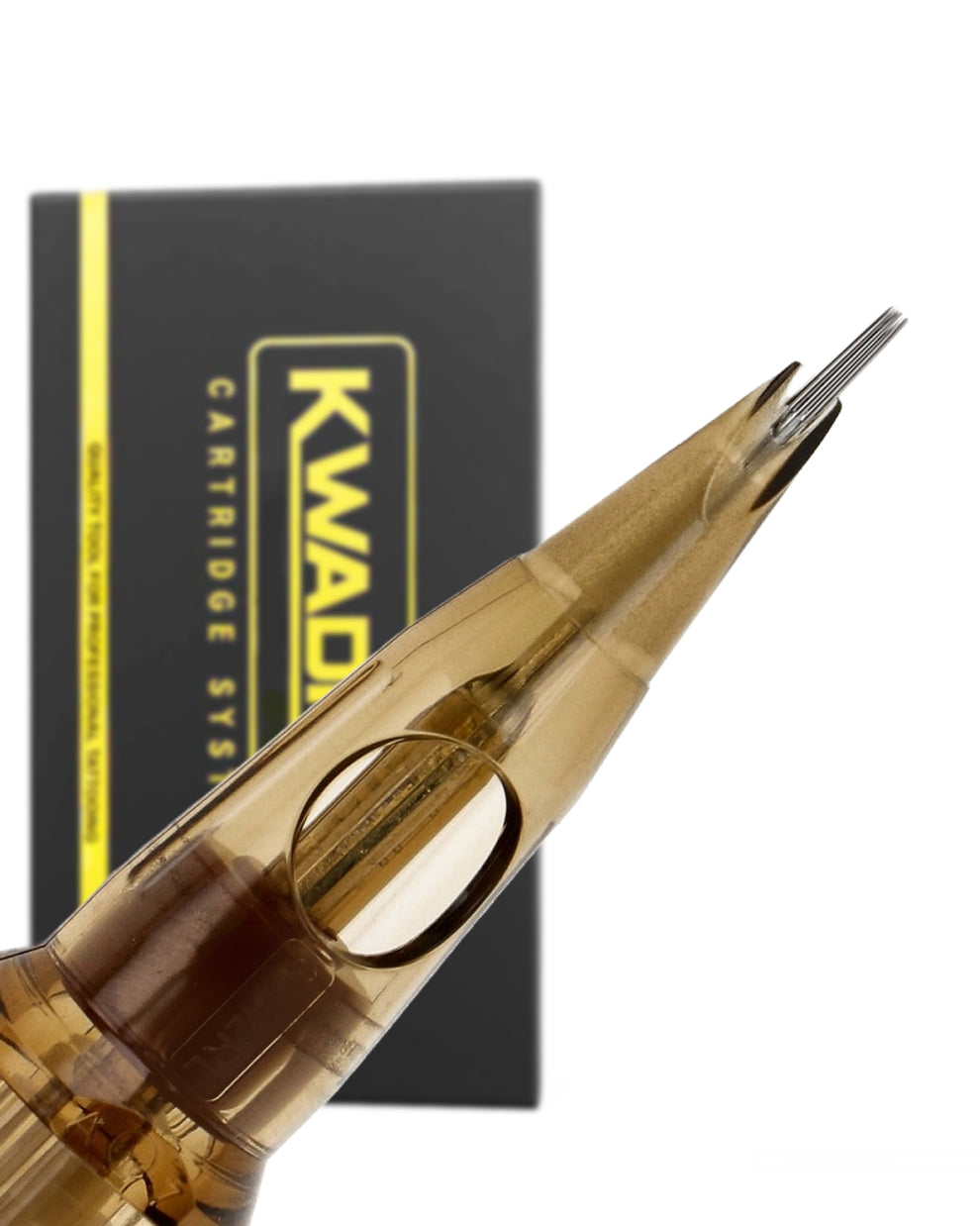 Kwadron 30/14RLLT #10 Round Liner L-Taper – high-quality tattoo cartridge for bold, powerful lines and flawless ink delivery, available at Tattoo Cartridges Canada.