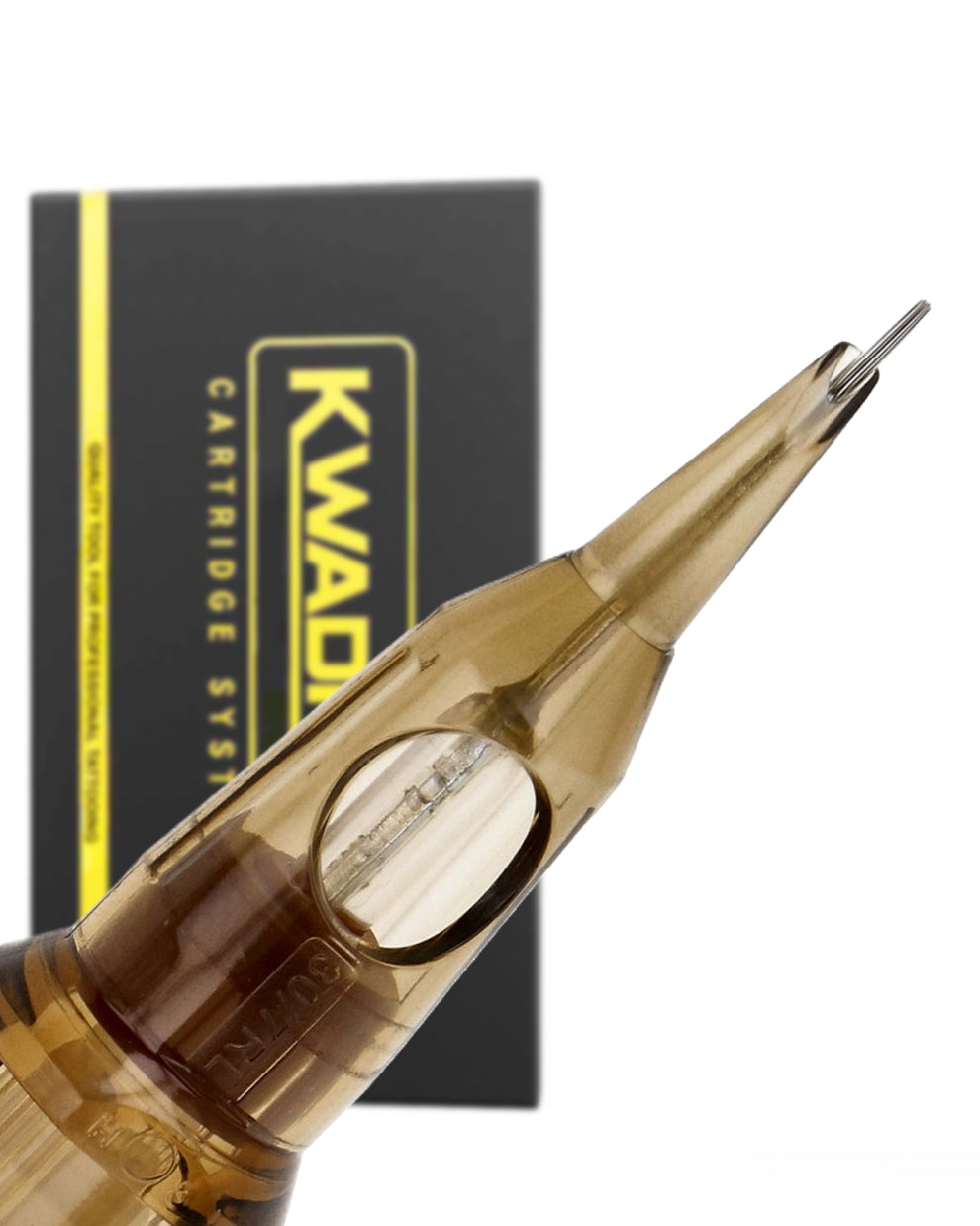 Kwadron 30/7RLLT #10 Round Liner L-Taper – premium tattoo cartridge for bold, clean lines and steady performance, available at Tattoo Cartridges Canada.