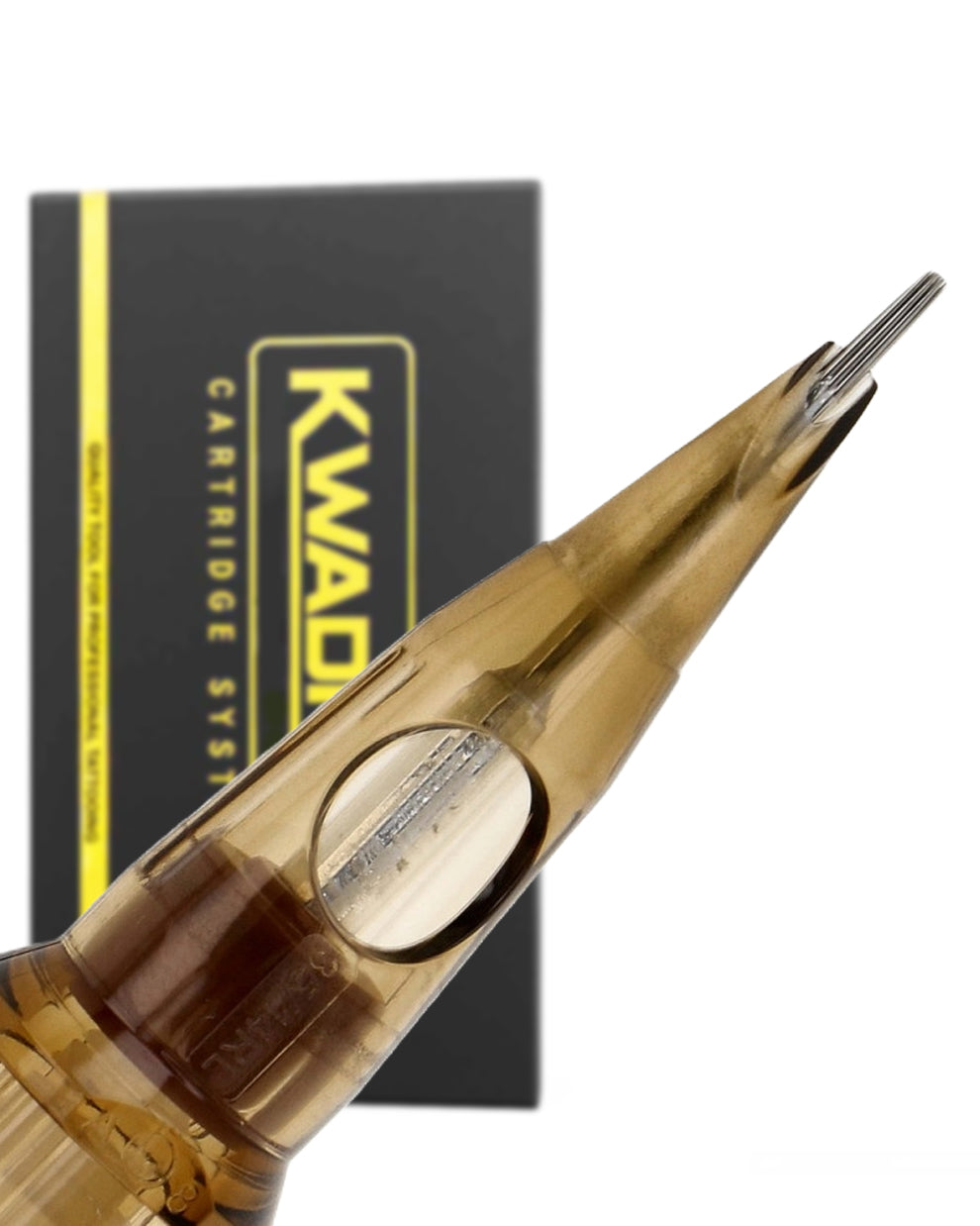 Kwadron 35/14RLLT #12 Round Liner L-Taper – high-quality tattoo cartridge for bold, powerful lines and flawless ink delivery, available at Tattoo Cartridges Canada.