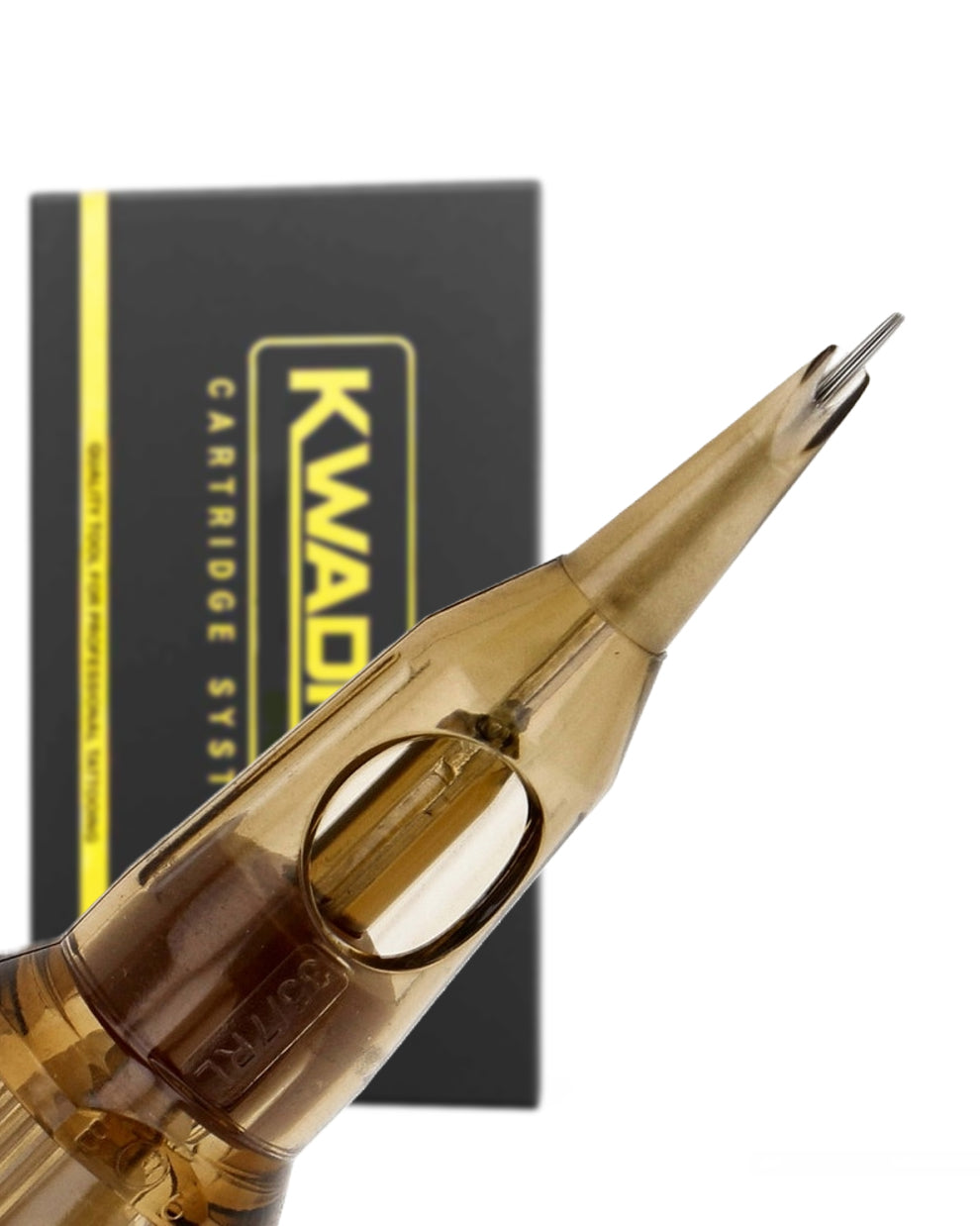 Kwadron 35/7RLLT #12 Round Liner L-Taper – premium tattoo cartridge for bold, clean lines and steady performance, available at Tattoo Cartridges Canada.